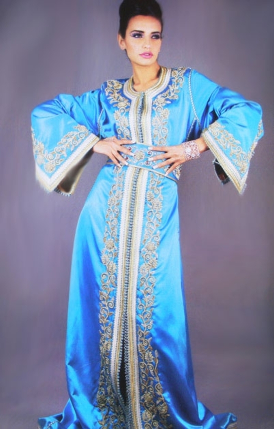 Takchita Marocaine Bleu - KAF S1022