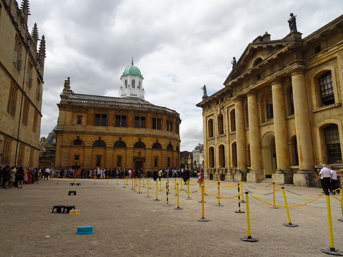 Autour de la Radcliffe Camera et du Hertford Colleze à Oxford (photos)
