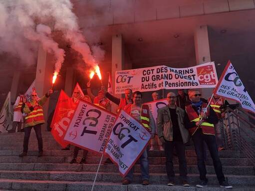 Journée de grèves et manifs du 9 octobre en Finistère vue par la PQR
