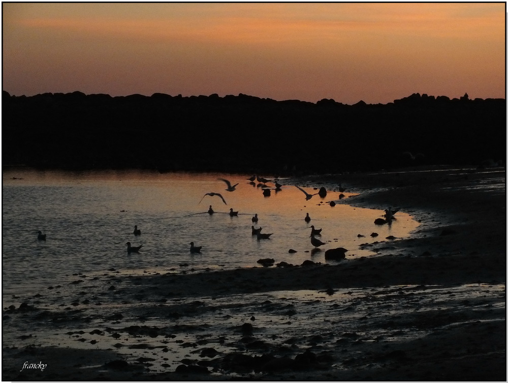 Coucher de soleil à Erdeven