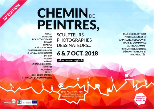 Le Chemin des peintres : expositions dans 17 communes de l'agglo Valence/Romans