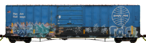 Wagon Boxcar Pan Am Railways N°31801