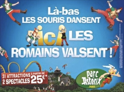 affiche Parc Astérix souris