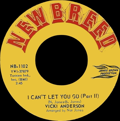 1966 Vicki Anderson : Single SP New Breed Records NB-1102 [ US ]