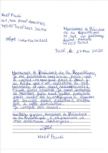 lettre au président