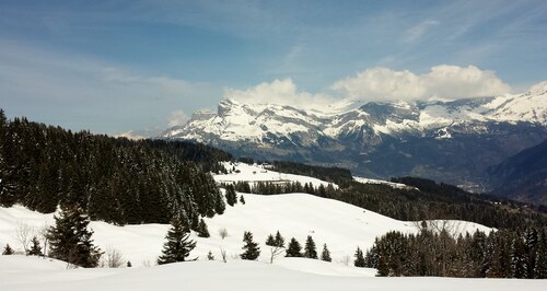 une journée en montagne (aux alentours de megève)