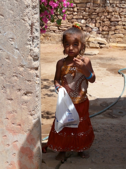 d'adorables enfants croisés en cours de route