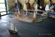 Vasa - maquette naufrage