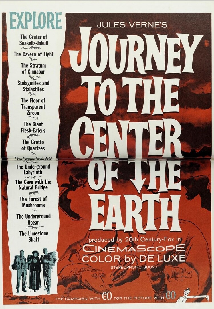 JOURNEY TO THE CENTER OF THE EARTH (VOYAGE AU CENTRE DE LA TERRE) box office usa 1959