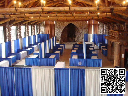 To Set Up An Attractive Pipe And Drape Booth Pipeanddrape