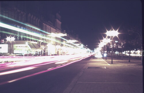 Bordeaux - la nuit - Novembre 1981