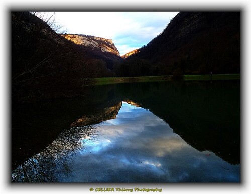 Le réservoir de Chaley (01) entre montagne et ciel, un lac ! 10 janvier 2015