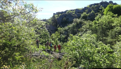 Retour au pas de l'Escalette du coté des Gavaches 