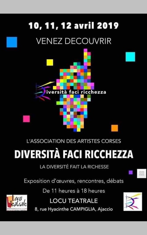 10, 11 et 12 Avril 2019 - Exposition Diversita faci ricchezza