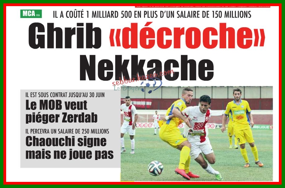 Nekkache Hichem dernière recrue