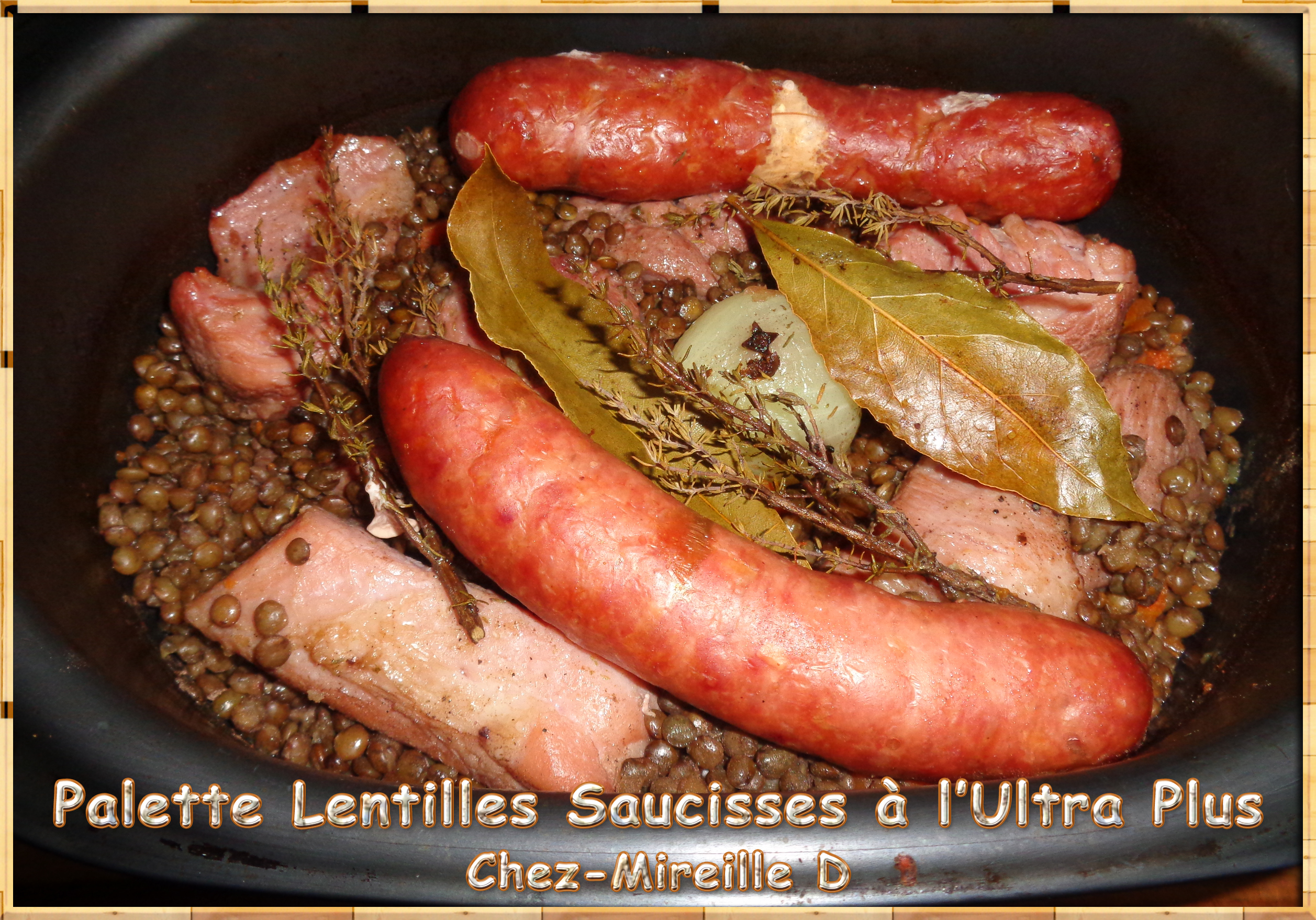 Palette Lentilles Saucisses à l'Ultra Plus - Chez-Mireille D