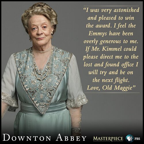 Maggie Smith répond au tacle de Jimmy Kimmel