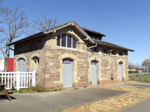 La gare de Volgelsheim (68)