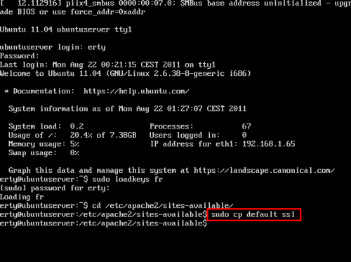 Sécuriser Apache2 avec SSL