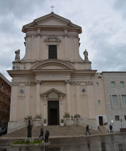 La cathédrale de Civitavecchia