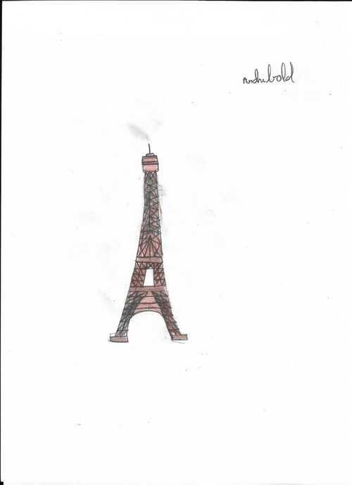 Les dessins de Tour Eiffel