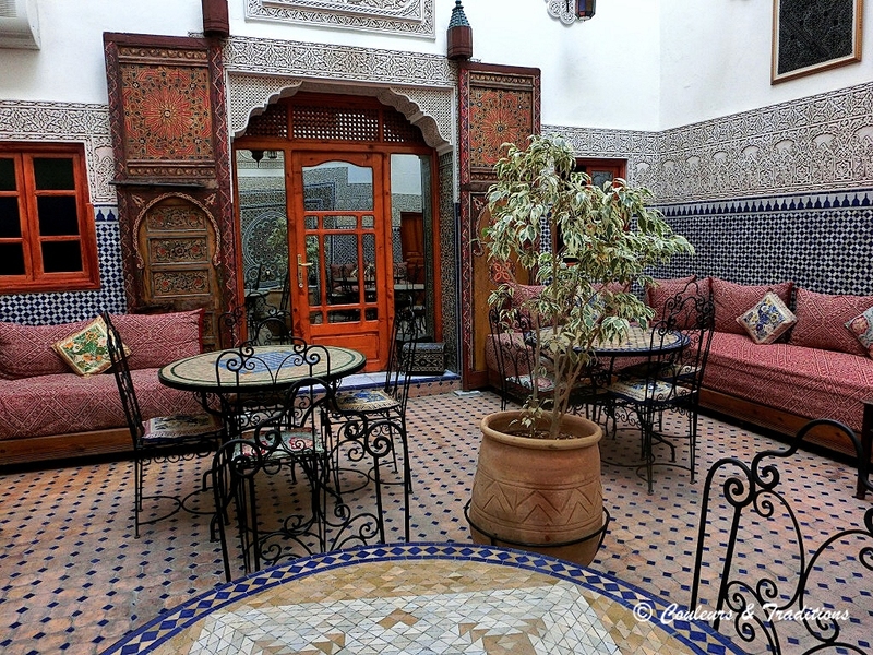 Intérieur d' un Riad 