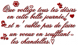 Vos cadeaux de souhaits pour ma fête le 24/07; St Christine*