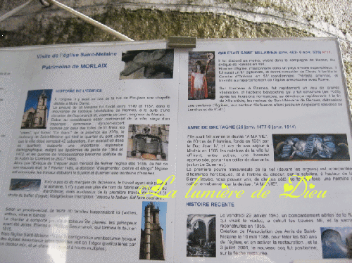 Morlaix : Eglise Saint-Mélaine