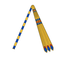 Fléau ''nekhekh'' ou ''flagellum'', symbolique des pharaons.png