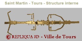 Scan 3D de la structure interne de la statue de Saint Martin de Tours - Repliqua3D, sculpture, numérisation 3D, modélisation, copie et archivage numérique