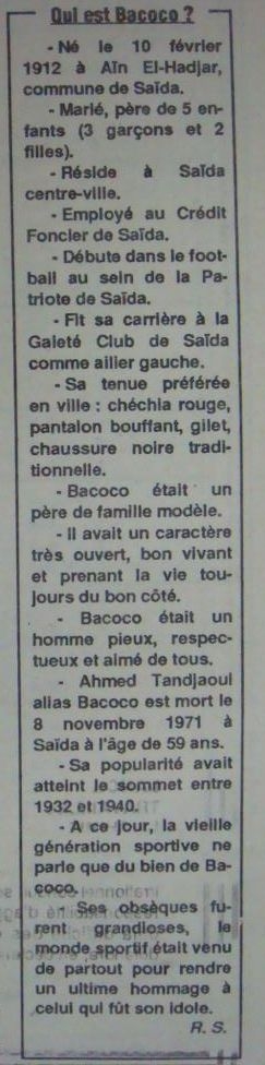 tandjaoui  ahmed dit bacoco