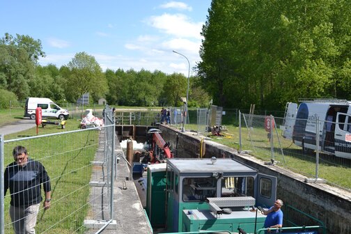 L'écluse de Givry en travaux (suite et fin)