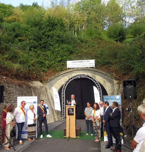 Inauguration du tunnel entre Bohan et Membre