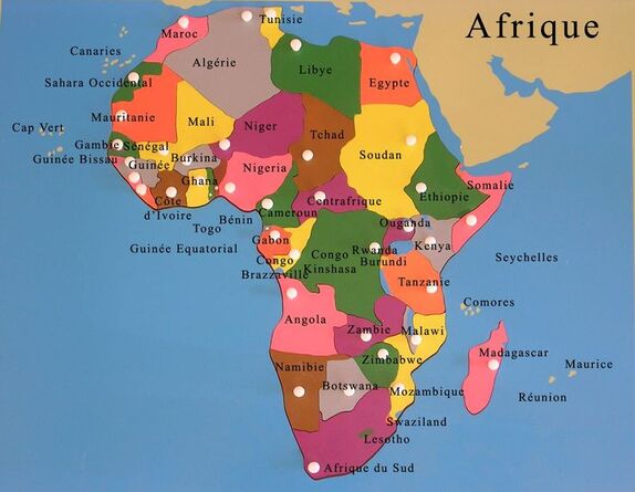 Carte de contrôle de l'Afrique | Carte afrique, Afrique, Carte