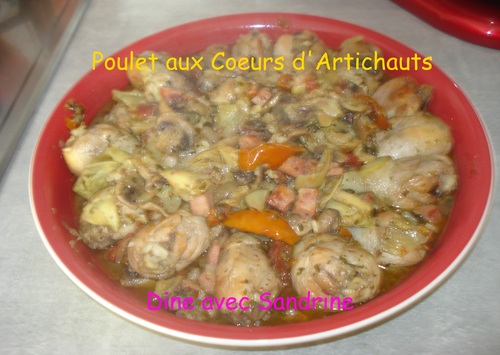 Du Poulet aux Coeurs d'Artichauts