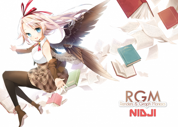 Render Anges - Renders Ange Fille Livre Ailes