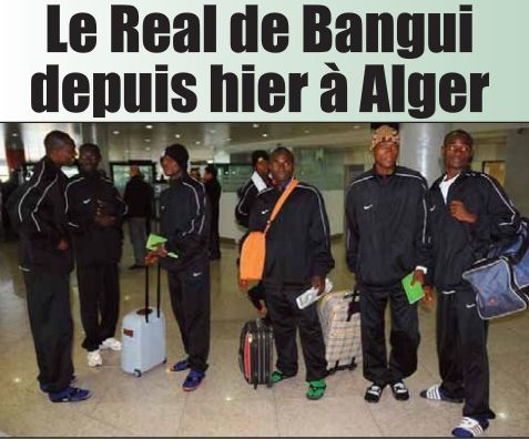 9.2.2011Arrivée du Real de Bangui