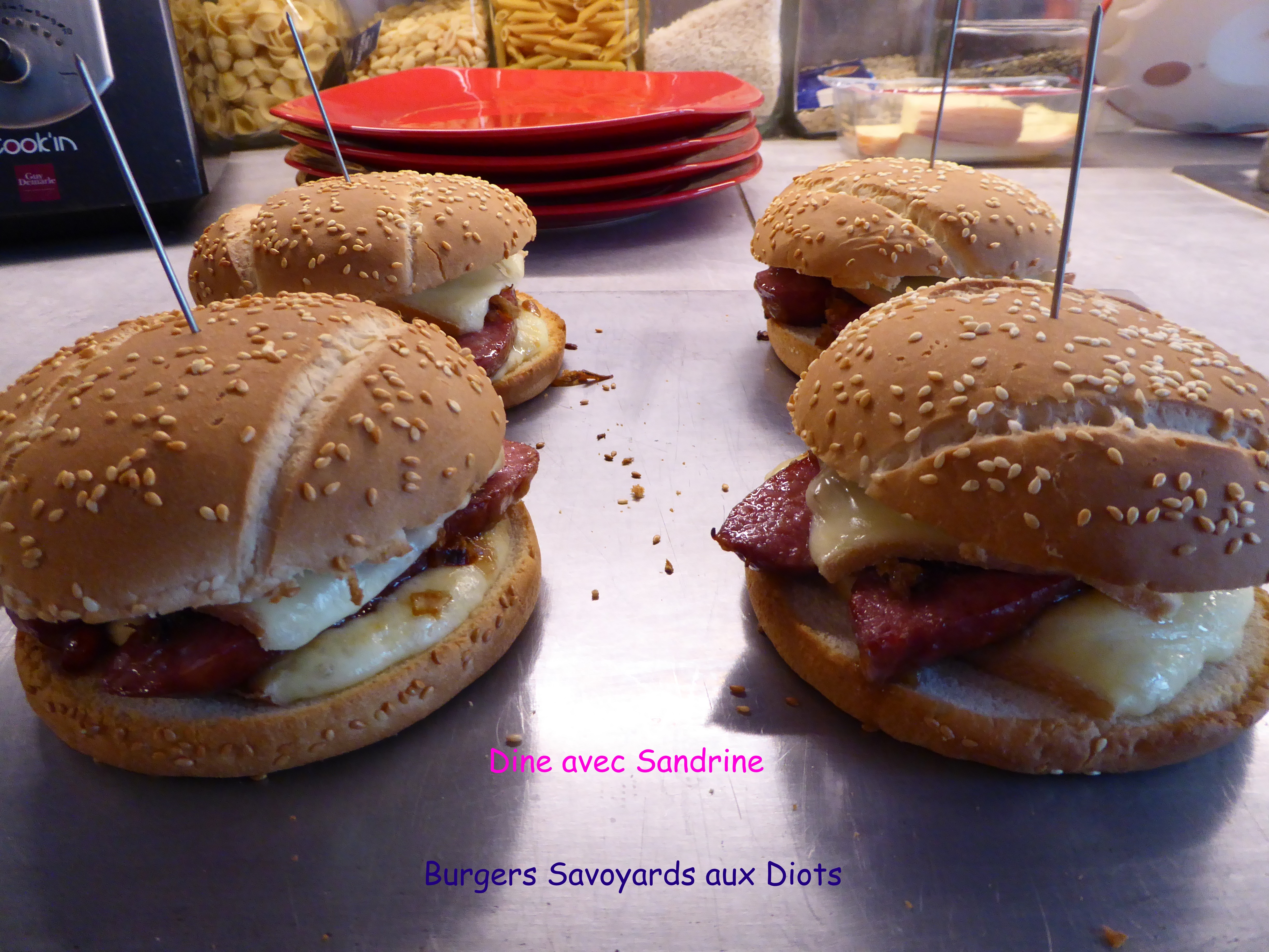 Dessous de verre Hamburger : Le Burger en tranche pour vos soirées !
