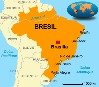 Le Brésil : un pays continent