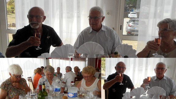 Le repas des Randonneurs à Keravel ( Erdeven )le 18 06 2022 , nous étions 104 randonneurs !!!