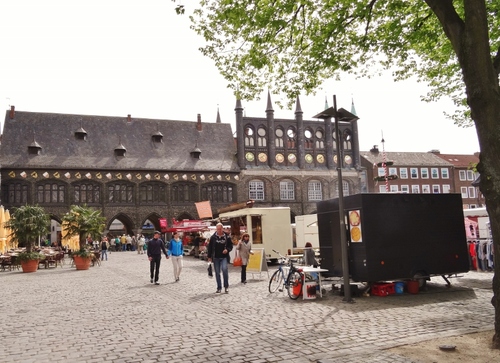 Lübeck en Alleamgne: autour du Rathaus (photos)