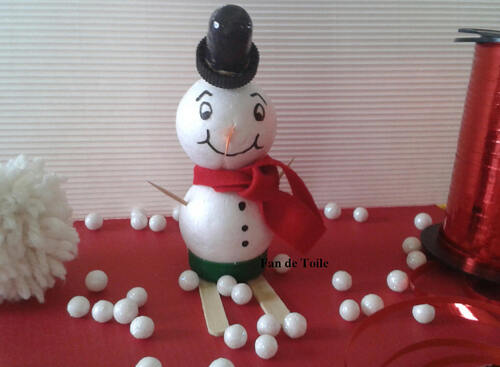 tuto free ; Bonhomme de neige to shusss !