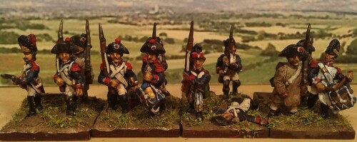 Révolution française: infanterie de complément.