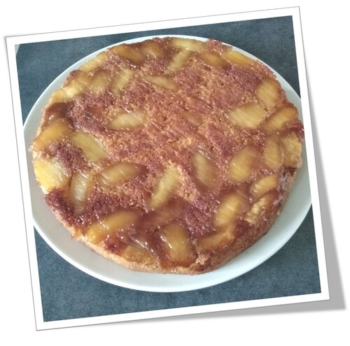 Gâteau aux pommes caramélisées