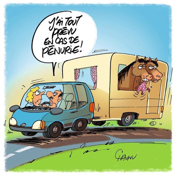 Les caricaturistes craignent les pénuries  et les restrictions qui pourraient survenir après les vacances...