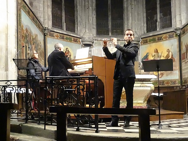 Un très beau concert de Grand-Orgue et de Flûte traversière a eu lieu dans l'église Saint-Nicolas à Châtillon sur Seine