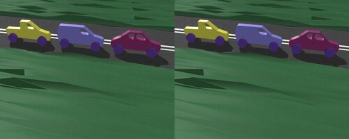 Simple représentation de véhicules vu en stéréo