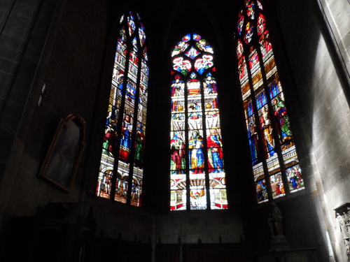 vitraux de la cathédrale de Auch (gers)
