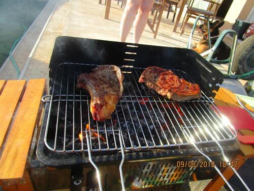 Samedi 9 juin, J+1400: 1er barbecue!