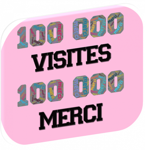 100 000 visites au compteur!